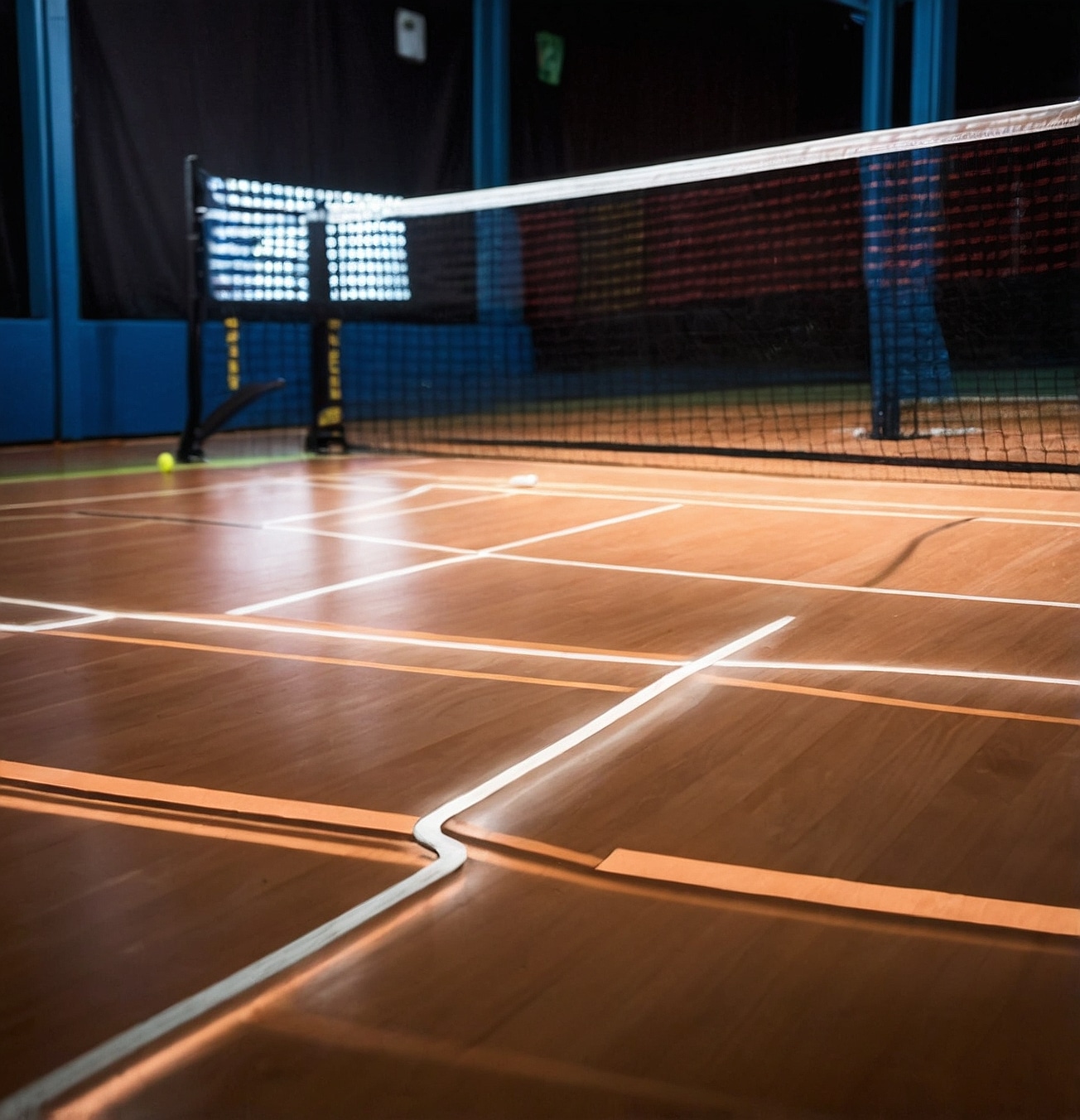 Moderna cancha de pickleball